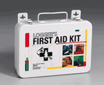 16 Unit Logger Kit- Our 65-piece, Logger First Aid Kit meets OSHA standard 1920.266A and contains the supplies you're likely to need on the job. The rugged metal case includes a gasket to protect your supplies from moisture, keeping them dry and sterile. 