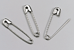 #2 Safety pins, medium - 144 per package-A first aid necessity. The medium size is perfect for securing wraps and bandages.