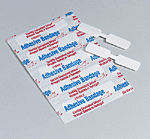 3/8"x1-3/4" Butterfly wound closure, medium - 100 per box.  Our waterproof butterfly closures are designed to close and secure small wounds and incisions, holding the skin firmly while not sticking to the wound itself. They remove the need for stitches in relatively minor cuts. Sterile unless package is opened or damaged.