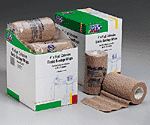 4"x5 yd. Medi-Rip, self-adherent bandage-Our 100% cotton self-adherent and easy-to-tear bandage is lightweight, porous and absorbent. Its crepe-like texture makes it ideal for those difficult-to-bandage areas. It's also easy to tear, so you'll use only the amount you need.