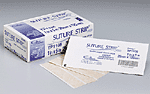 1"x5" Suture Strip Plus closure - 4 per pouch.  Our suture strip plus closures are pre-cut and reinforced for added strength. Minimizes the risk of superficial wounds opening during healing. Ideal for wound support after removal of sutures or staples. Sterile unless package is opened or damaged.