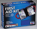 80 piece medium-sized all Purpose Softpack First Aid Kit perfect for home, auto, outdoor activities. Contains medication, antiseptics, bandages, wound care and items for injury treatment.