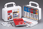 238-U  10 Unit Unitized First Aid Kit, plastic case w/gasket - 1 each