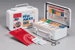 240-U  10 Unit Unitized First Aid Kit, metal case w/gasket - 1 each