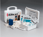 This comprehensive 13-piece, burn kit includes all you need in order to feel prepared for a burn care emergency. Products are contained in a sturdy, reusable plastic case with gasket