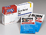 BurnAid is a pain-relieving gel used to treat minor burns (i.e. when the burn has not penetrated or broken the skin). Also effective for cuts, scrapes and abrasions. This gel contains Purified Water, Propylene Glycol, Melaleuca alternifolia, Trolamine 99, Carbopol 934, Irgasan, Chlorobutanol, Tergitol, Ethanol. This item meets ANSI Z308.1 - 1998 standards.