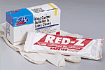 Our Red Z fluid contol solidifier, 10 gm pack & 2 exam quality gloves help you safely contain, remove and dispose of biological waste. Red Z is a unique, fast-acting encapsulator, which will quickly solidify blood and body fluids which could contain potentially harmful bacteria.