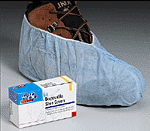Our disposable shoe covers are designed to protect your shoes and feet from (and help prevent the spread of) harmful bacteria while you're attending to someone who's injured or you're cleaning up bodily fluids and bio-hazardous materials. One size fits all.