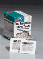 Comparable to Excedrin, our extra-strength pain reliever provides temporary relief from the pain and pressure of headaches, sinusitis and toothaches. Also relieves minor arthritis and rheumatism pain, hangovers and aches associated with cold and flu. Active ingredients: Acetaminophen, 100 mg.; Aspirin, 162 mg.; Salicylamide, 152 mg.; Caffeine, 32.4 mg.