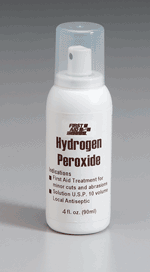 Great for treating minor cuts and abrasions. Our hydrogen peroxide comes in a convenient, spill-proof pump spray