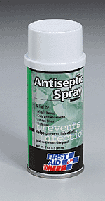Fight germs and pain simultaneously with our greaseless antiseptic spray. Offers relief from minor burns, cuts, scrapes and insect bites by soothing and numbing the area while it helps prevent infection. Active ingredients: Cetyltrimethylammonium Bromide .05%, Benzocaine 4.5%