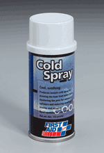 Our cold spray actually draws heat away from burns, which cools the skin and reduces both swelling and pain. Also helps deaden the pain while removing splinters and reduces swelling when applied to bruises or sprains. Active ingredients: N. Butane, Isobutane,