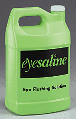 For use with Eyesaline's Porta Stream I & II eye wash stations. Helps relieve eye irritation, discomfort, burning, stinging or itching by removing loose foreign material, chlorinated water, smog, smoke or pollen. Active Ingredients: Sodium Chloride, Sodium Phosphates, Benzalkonium Chloride, EDTA.