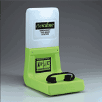 Quick care is crucial when treating an eye injury. This Eye Wash Station delivers eye wash solution for three minutes at a rate of .33 gallons per minute. Helps relieve irritation, discomfort, burning, stinging or itching by removing loose foreign material, chlorinated water, smog or pollen. 1 gallon Plastic Cartridge contains Sterile Isotonic Buffered Solution.