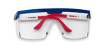 Our Excalibur Frames by Crews safety glasses are designed with an exceptionally wide angle of vision and protection. Special features include fully adjustable temples, a lightweight nylon frame and easy lens removal, which makes interchanging lenses a snap.